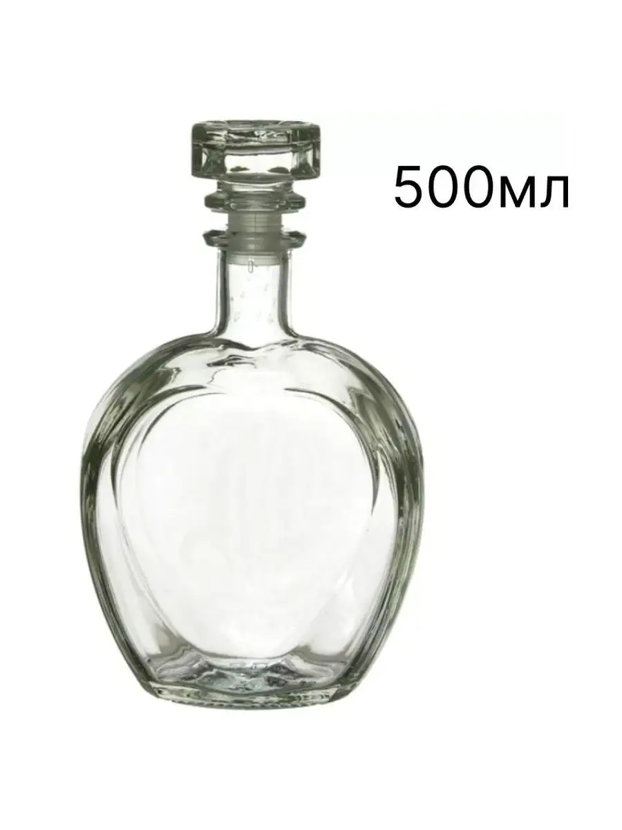 Штоф П-36-500-3 СЕРДЦЕ 500мл (15)
