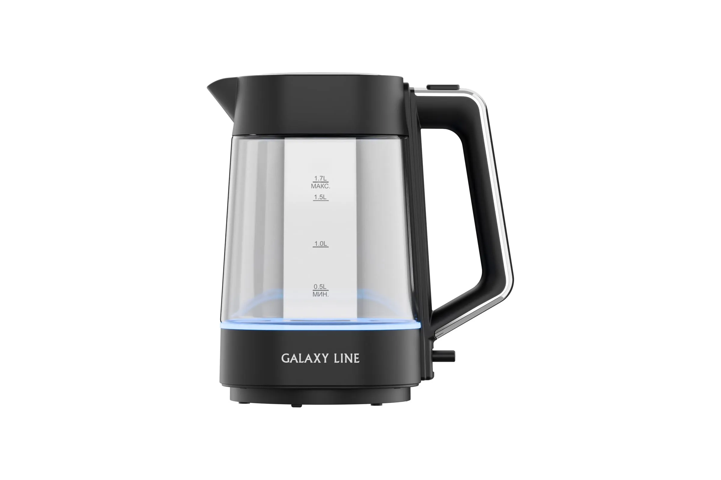 Чайник Galaxy Line GL 0558 стекло, 2200Вт, объем 1,7 л