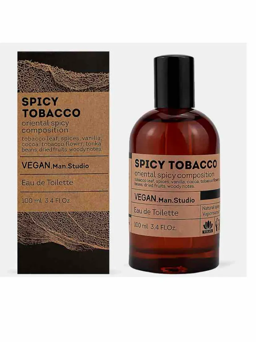 Туалетная вода мужская Vegan Man Studio Spicy Tobacco, 100 мл (по мотивам Tobacco Vanilla (Tom Ford)