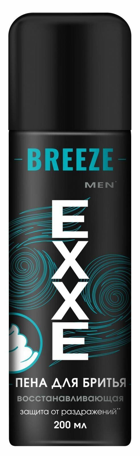 Пена ДЛЯ бритья "EXXE MEN" (200 мл) Breeze / Восстанавливающая / Защита от раздражений (6 шт/ящ)