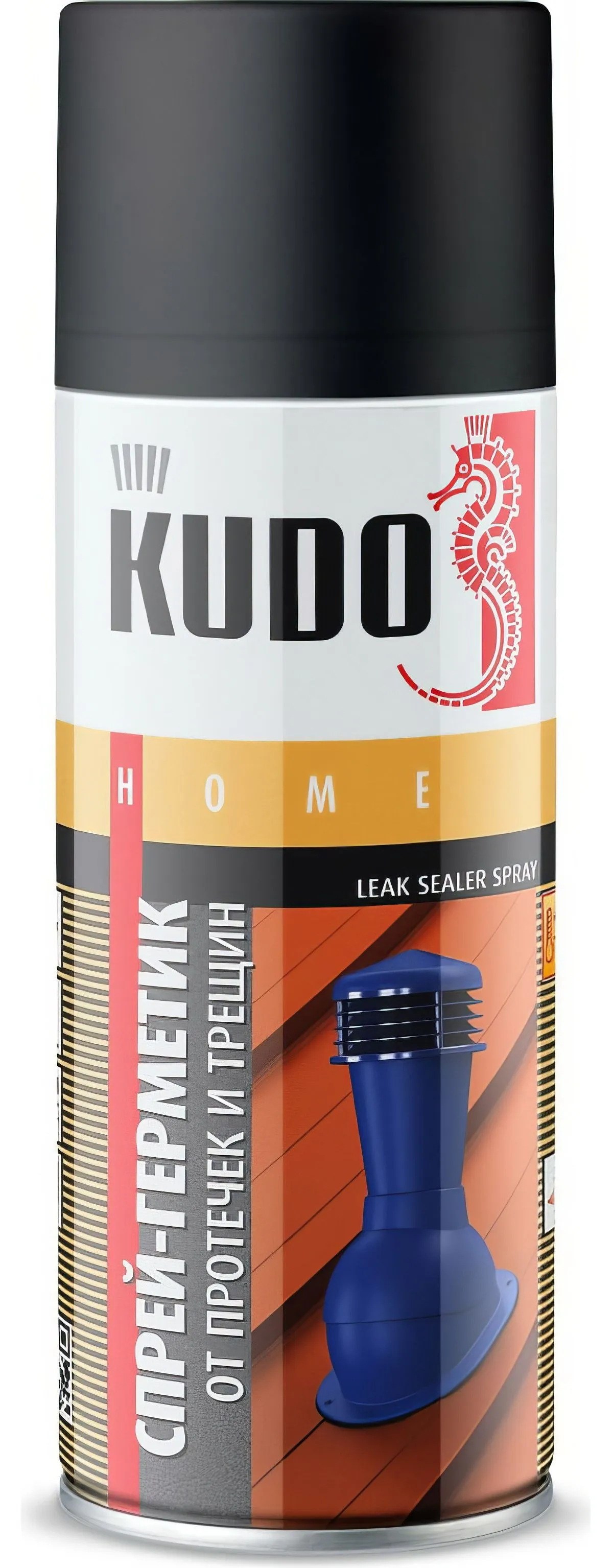 KU-H302 Герметизирующий спрей KUDO черный 520 мл