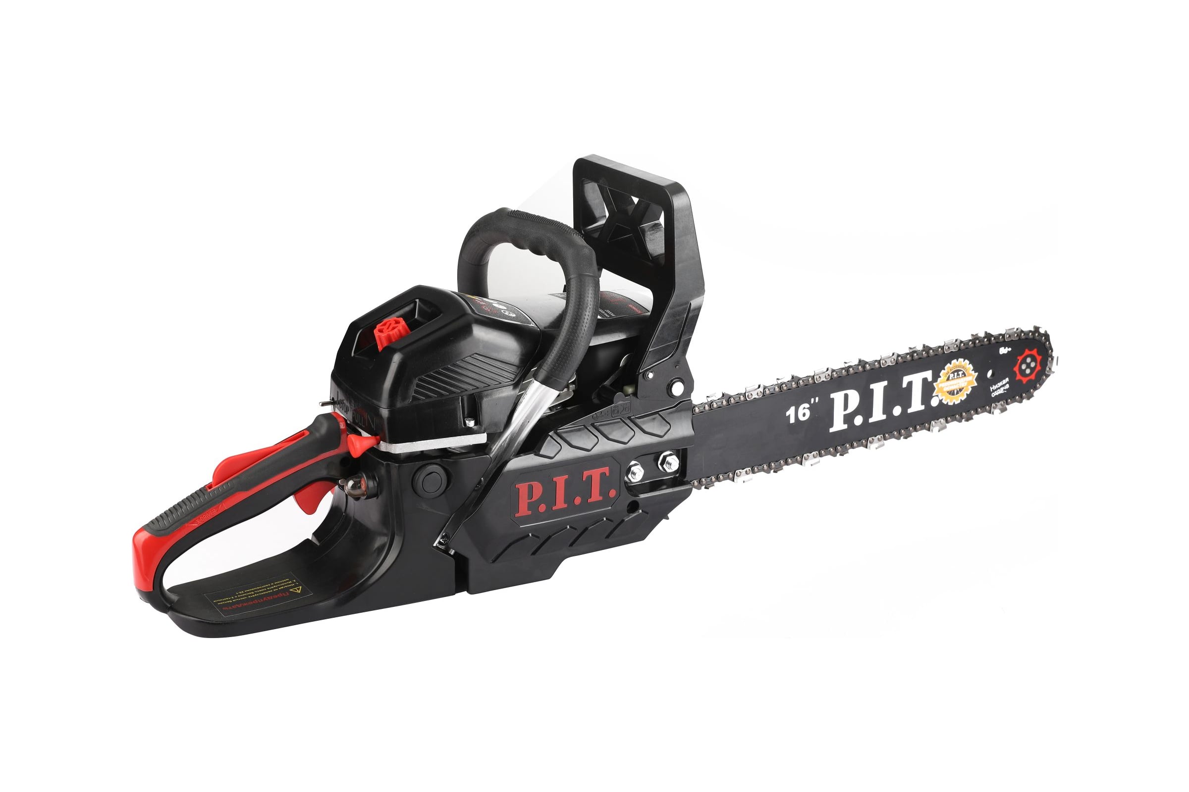 Пила цепная бензиновая P.I.T. GCS45-C6(16"/400мм, 2.2кВт, 52см³, хром.цил.,легкий старт,маслонасос)