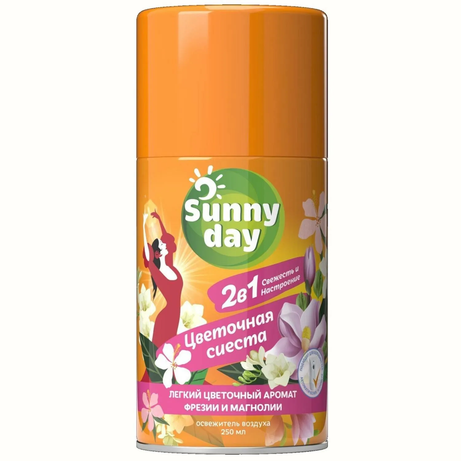 Освежитель воздуха Sunny day сменный баллон для автомата 250 мл {12}