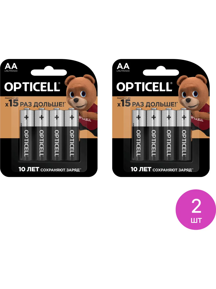 Opticell Basic Батарейки LR 6 АА 4 шт