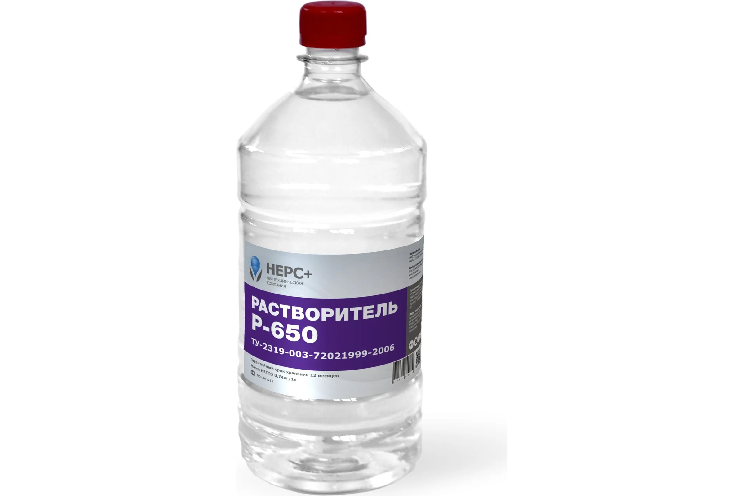 Растворитель 650, ПЭТ 0,4 л.ХимПром (25шт/ящ.)