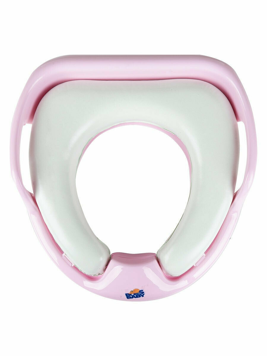 Детское сиденье с лесенкой для унитаза AQUA-Prime BABY "JUMBO" (розовый)