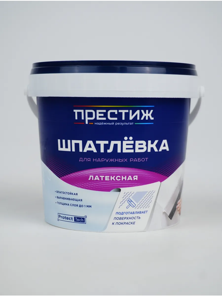 ПРЕСТИЖ ВД ЛАТЕКСНАЯ ШПАКЛЁВКА ВОДНО-ДИСПЕРСИОННАЯ БЕЛАЯ 5КГ
