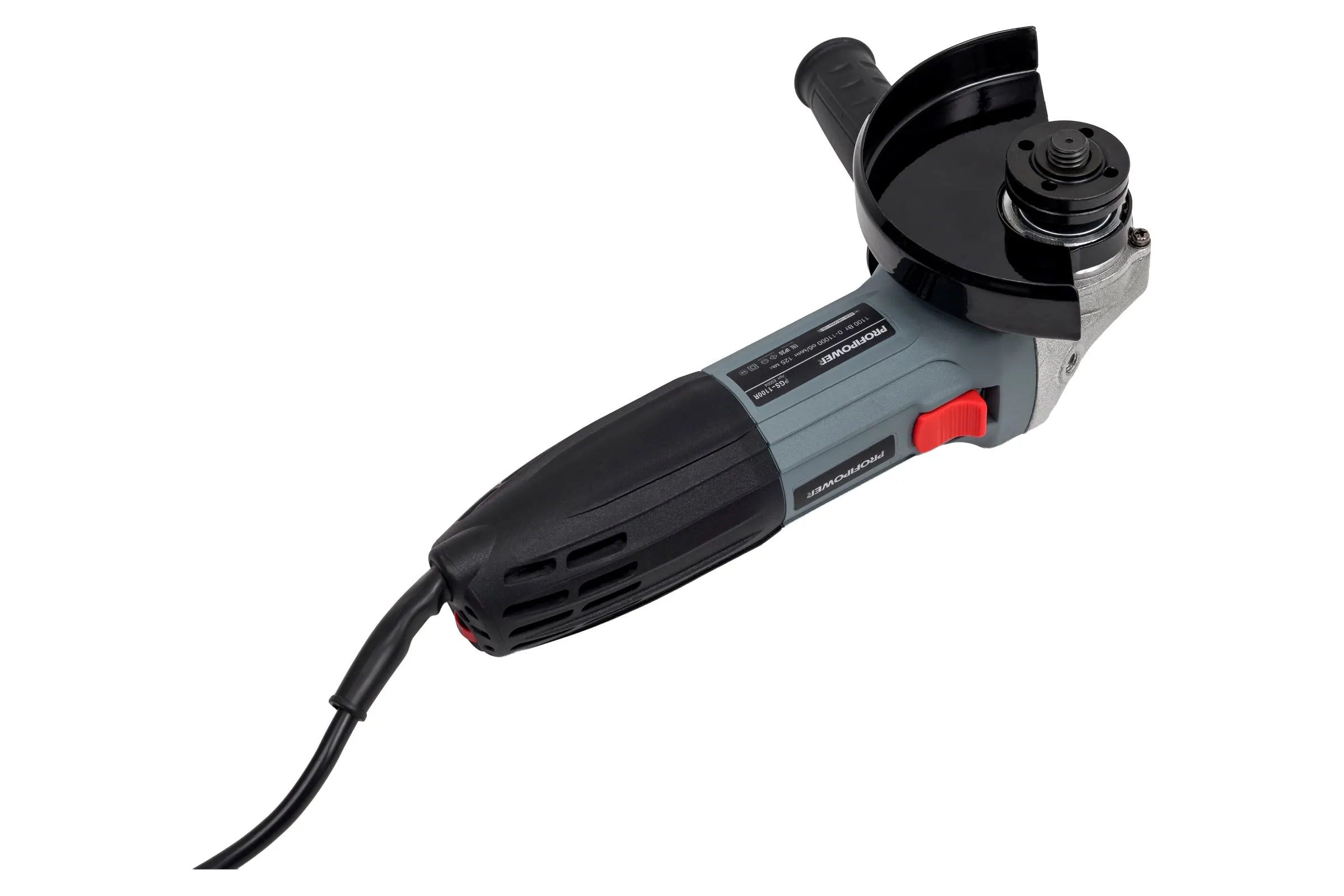 Сетевая УШМ (болгарка) ProfiPower PGS-1100R (1100 Вт, 125мм, 11000 об/мин, регулятор оборотов, в кор