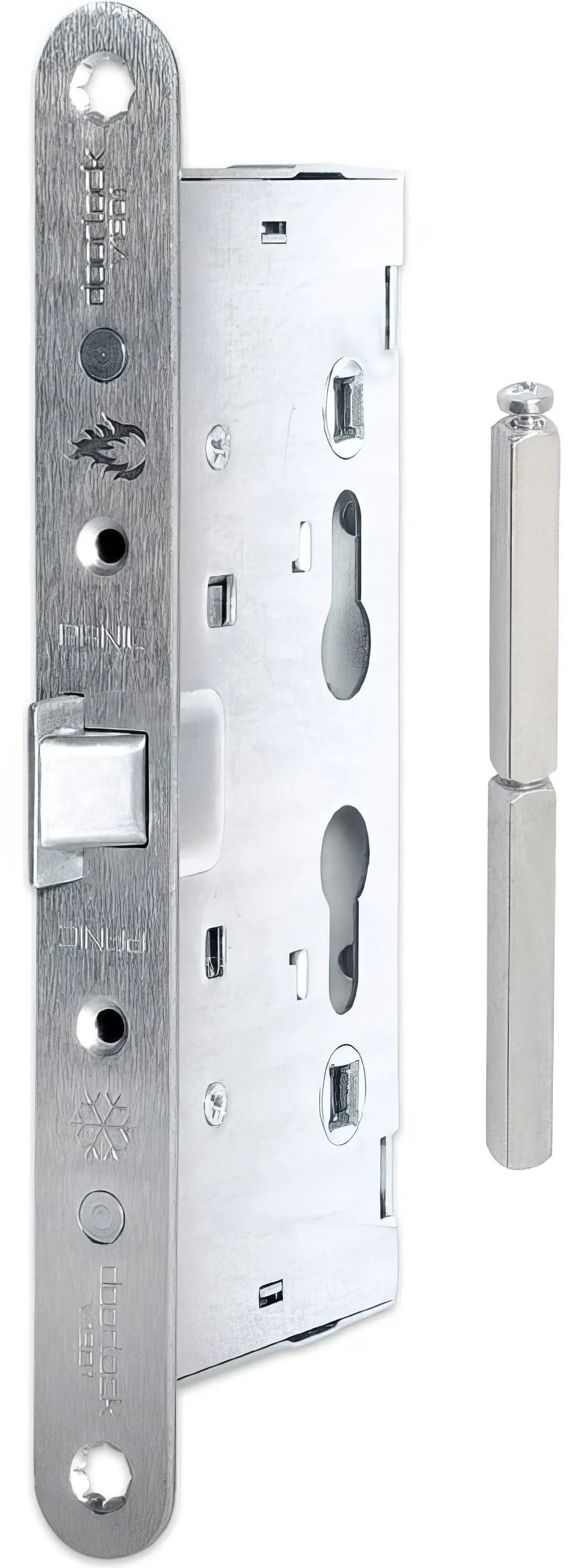 79080_Корпус огнестойкого замка Doorlock V1739C/65mm PZ72 ZN серия Variant, оцинкованный, фронтал