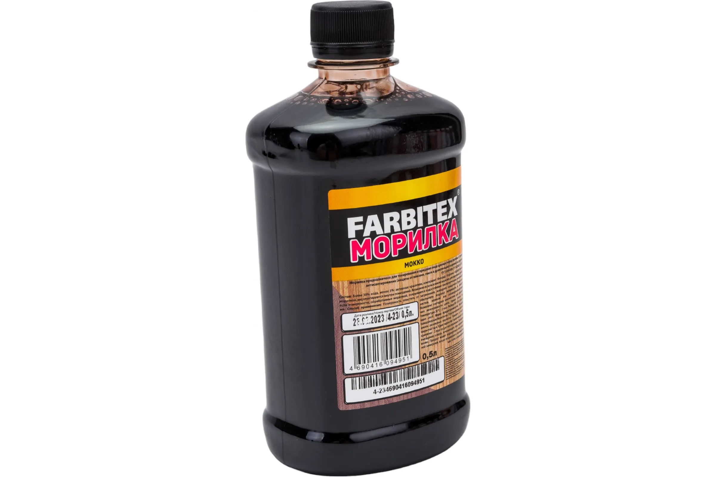 Морилка Мокко (0,5 л) деревозащитная водная FARBITEX