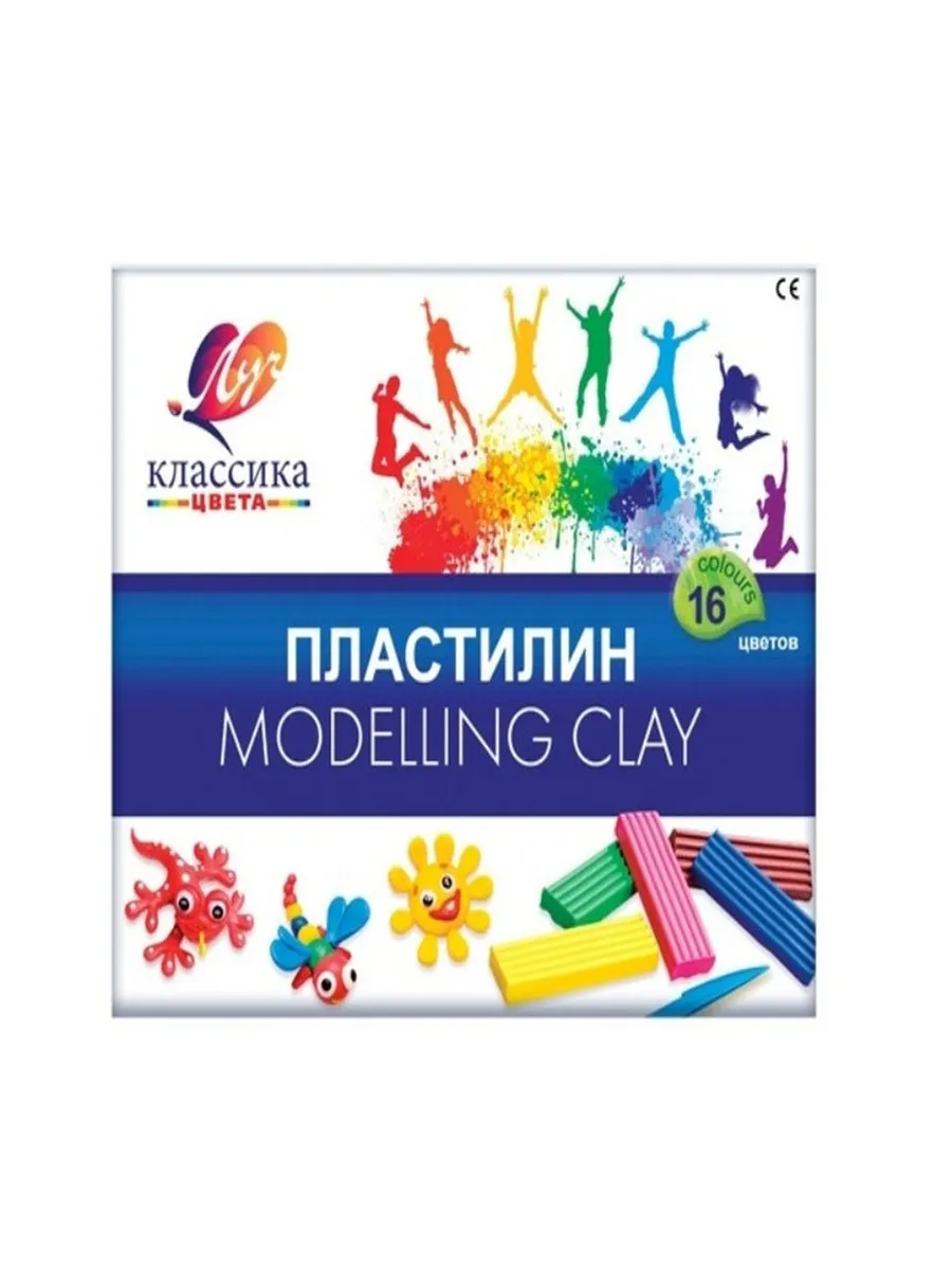 Пластилин ЛУЧ "Классика" 16цв. в коррексе