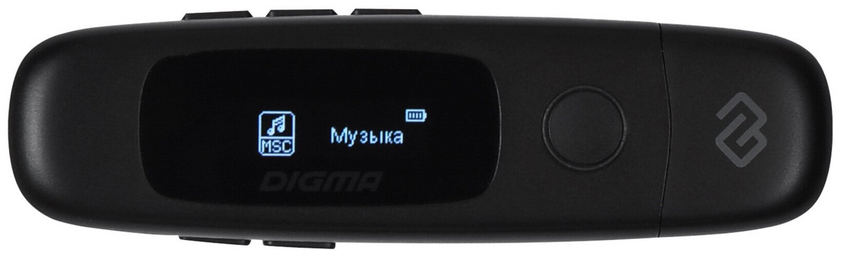 Плеер Flash Digma U4 8Gb черный