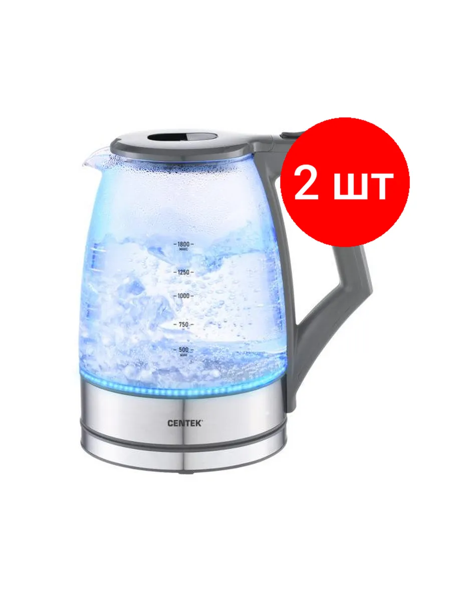Чайник электрич. R-7840 2л 2200Вт стекло (12)