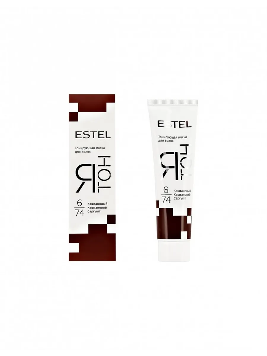 Тонирующая маска для волос "Estel" (60 мл) Каштановый (№6/74) (20 шт/ящ)