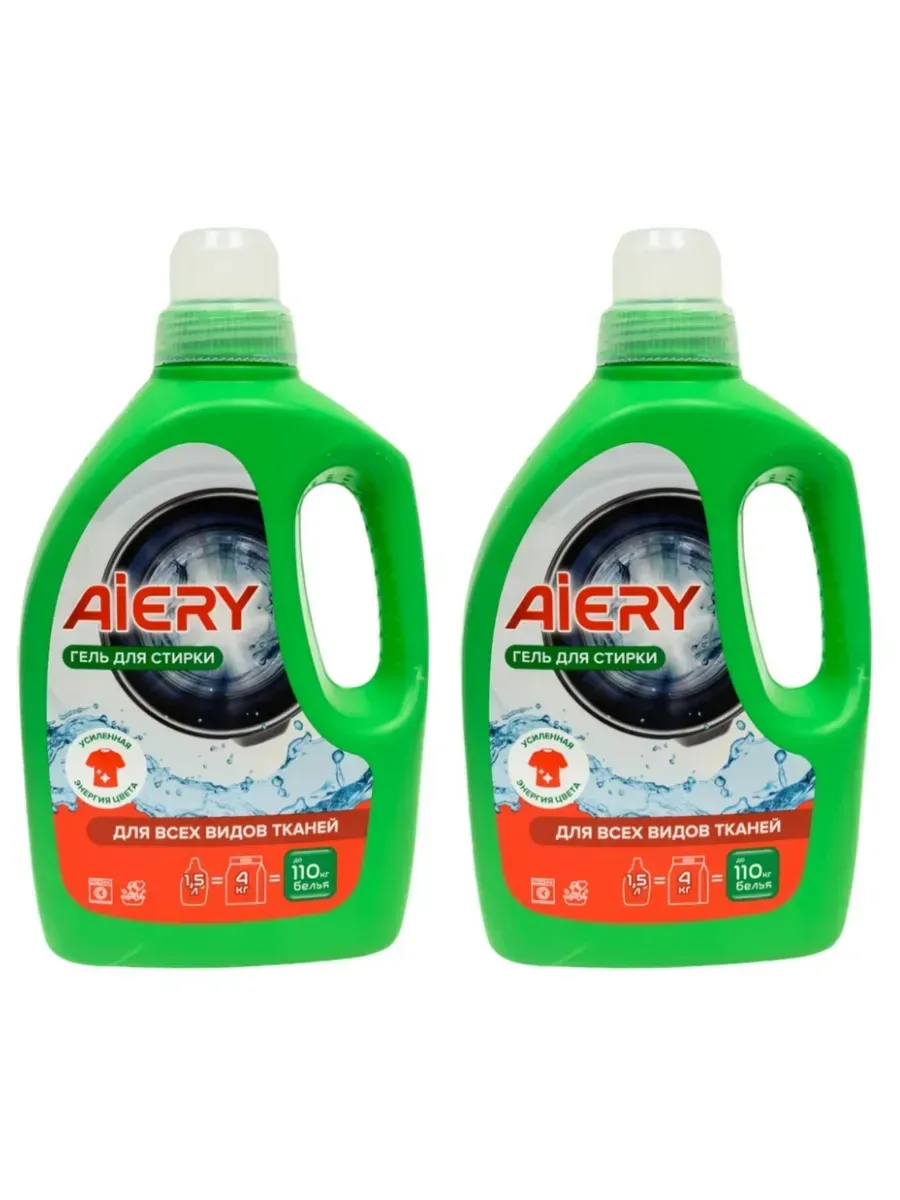 Гель для стирки AIERY Universal 1,5л (короб 5 шт)
