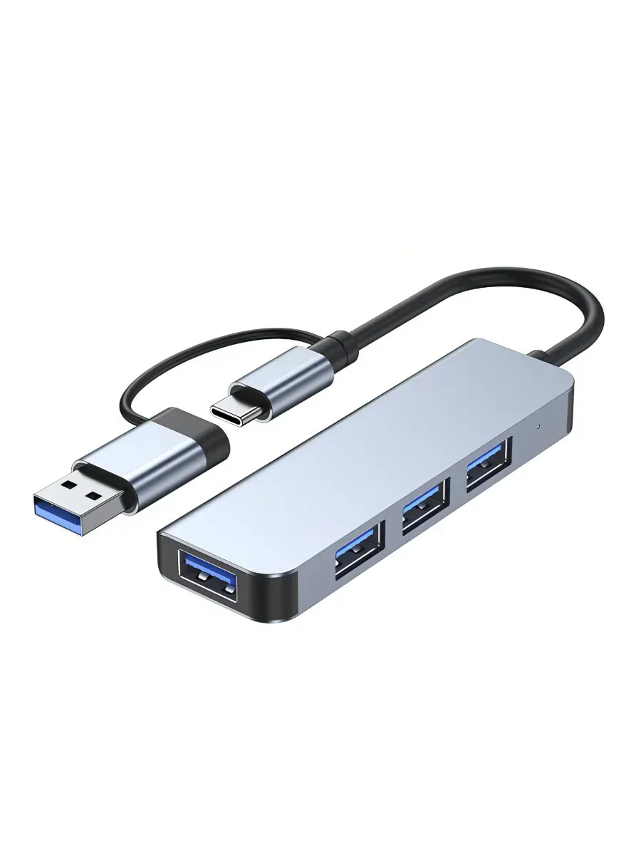разветвитель USB Hub moxom MX-HB04 4in1 в упак