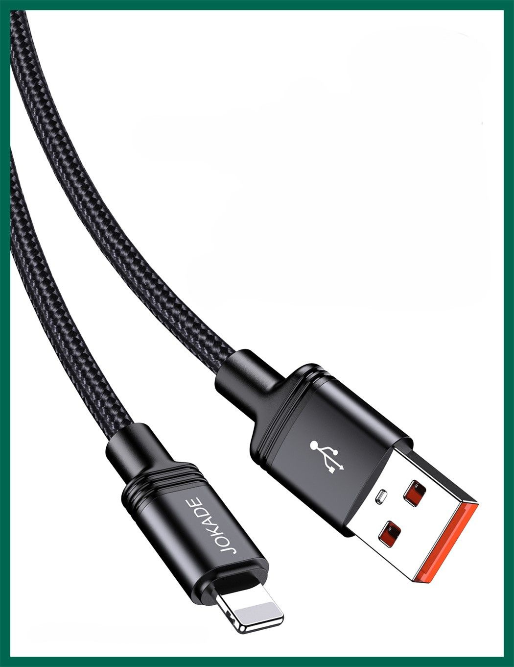 Кабель TYPE-C на TYPE-C JOKADE JA041 2M нейлон (black)