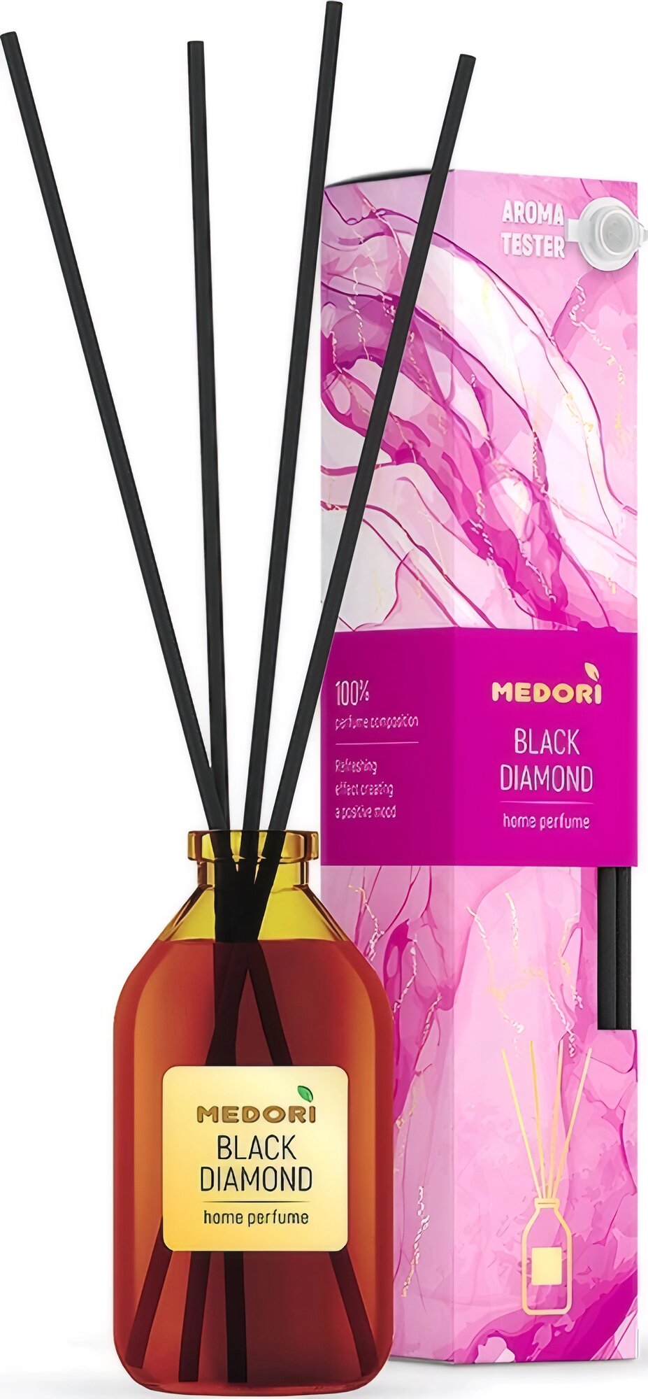 Ароматизатор-диффузор парфюм Medori Black Diamond 50мл, TH-2020 (24) TH-2020