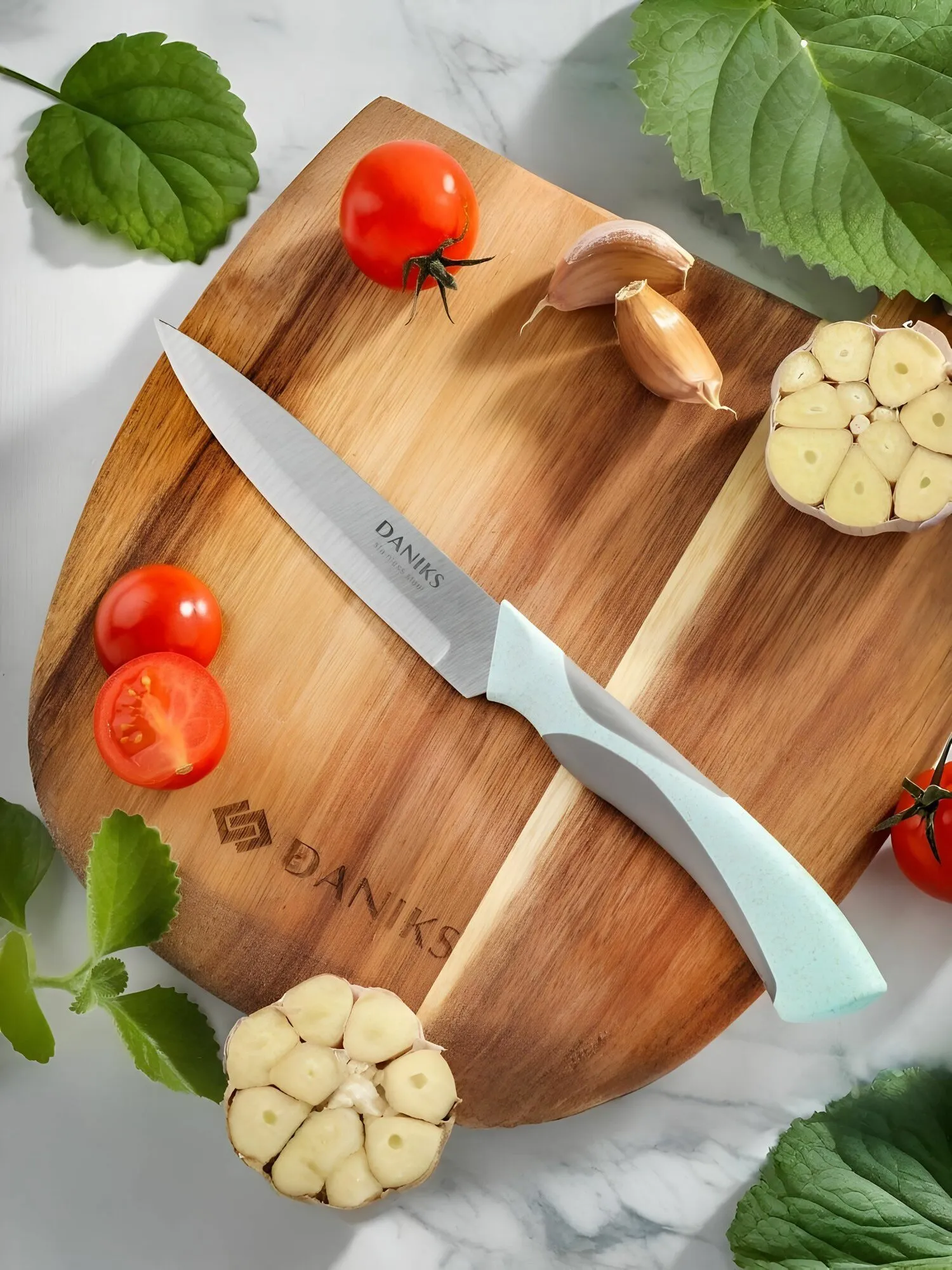 Нож кух Daniks, Скара, универсальный, нерж сталь, 12.5 см, рукоятка пластик, YW-A341-UT (12/96)