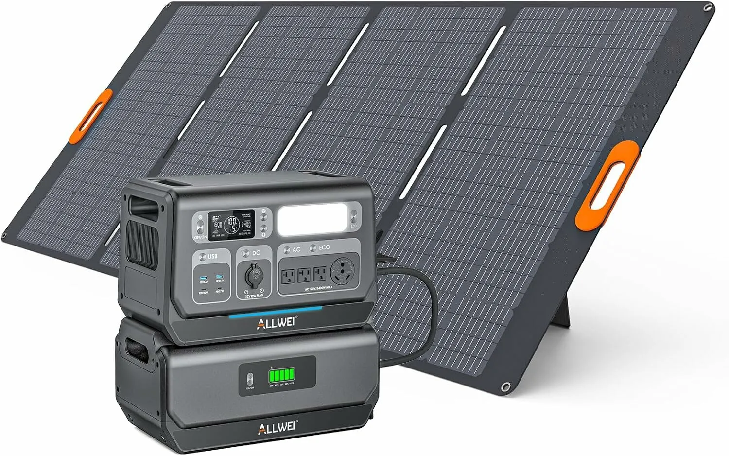 Портативная электростанция АЗС-600W С СОЛНЕЧНОЙ ПАНЕЛЬЮ LCN-01 384WH