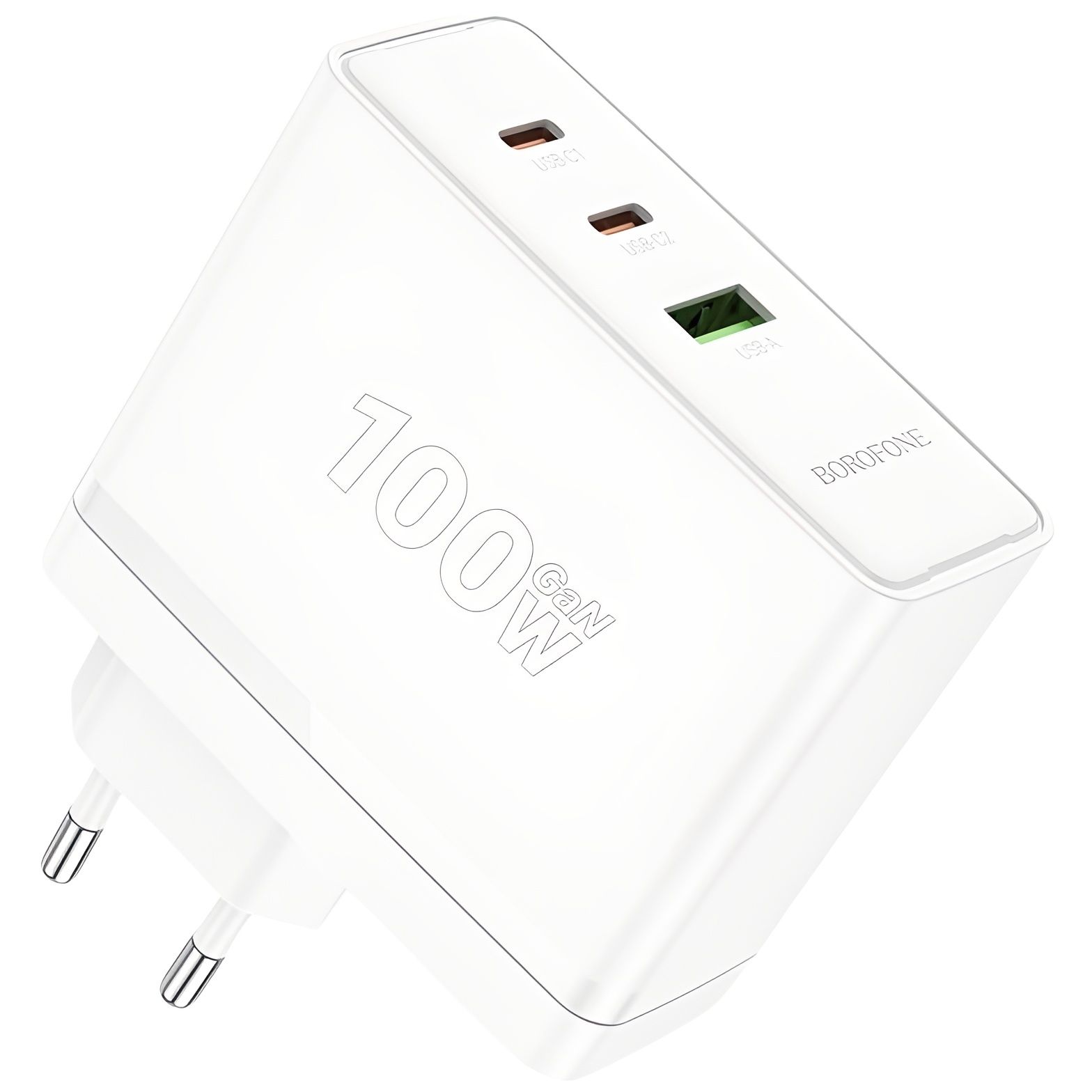 сетевое зар. устр-во без каб Borofone BN11 PD100W QC3.0 USB+2*TC