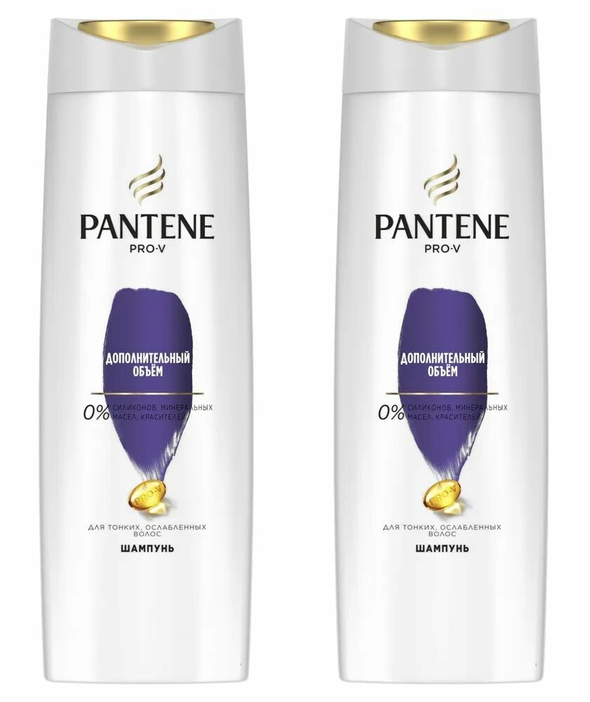 Шампунь для волос "Pantene" ФЛАКОН (400 мл) Дополнительный Объем (6 шт/ящ)