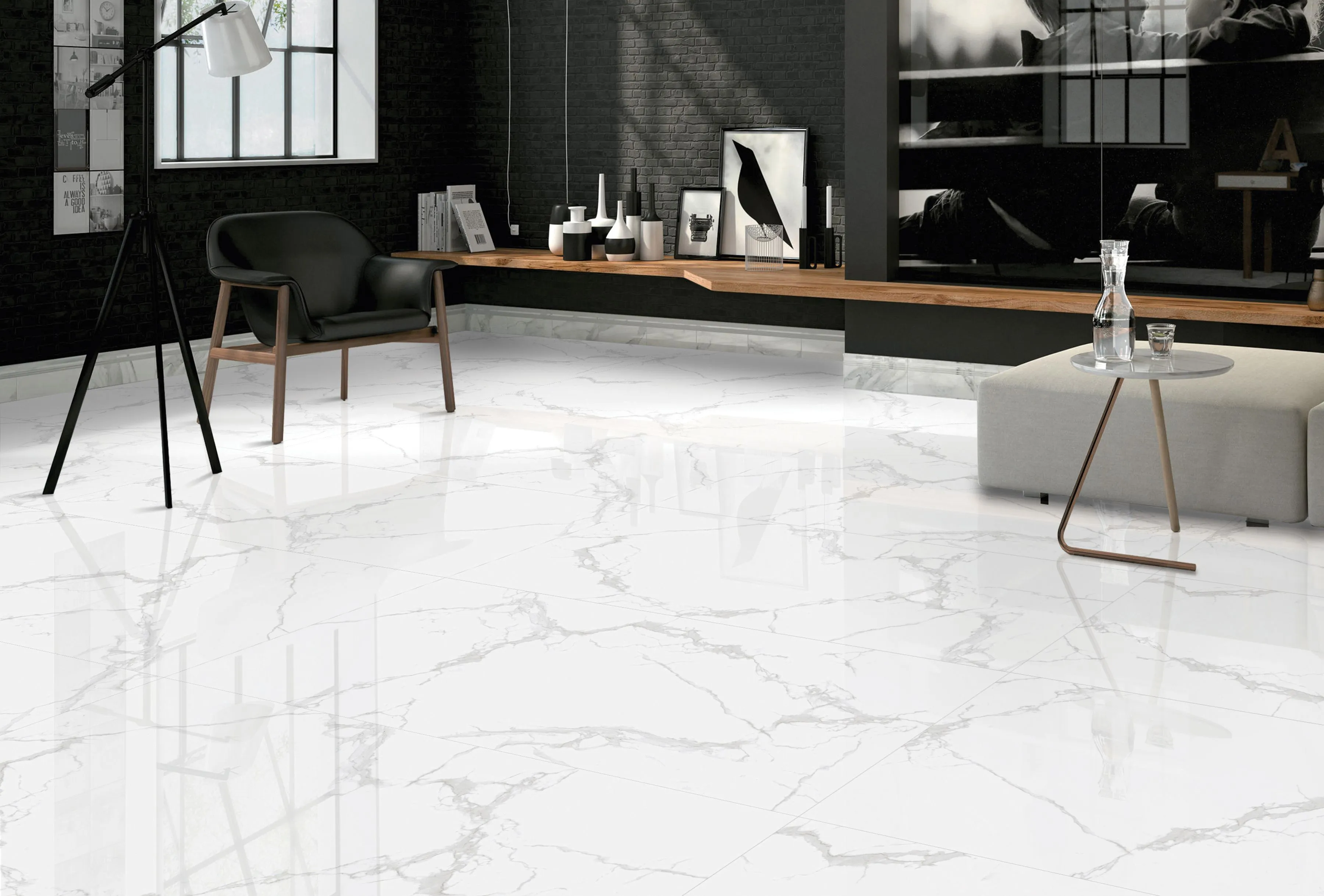 STATUARIO WHITE VHP600232 60-60 (полир.) (1,8) (46,8) (1 сорт; Азербайджан) (0,36м2),
