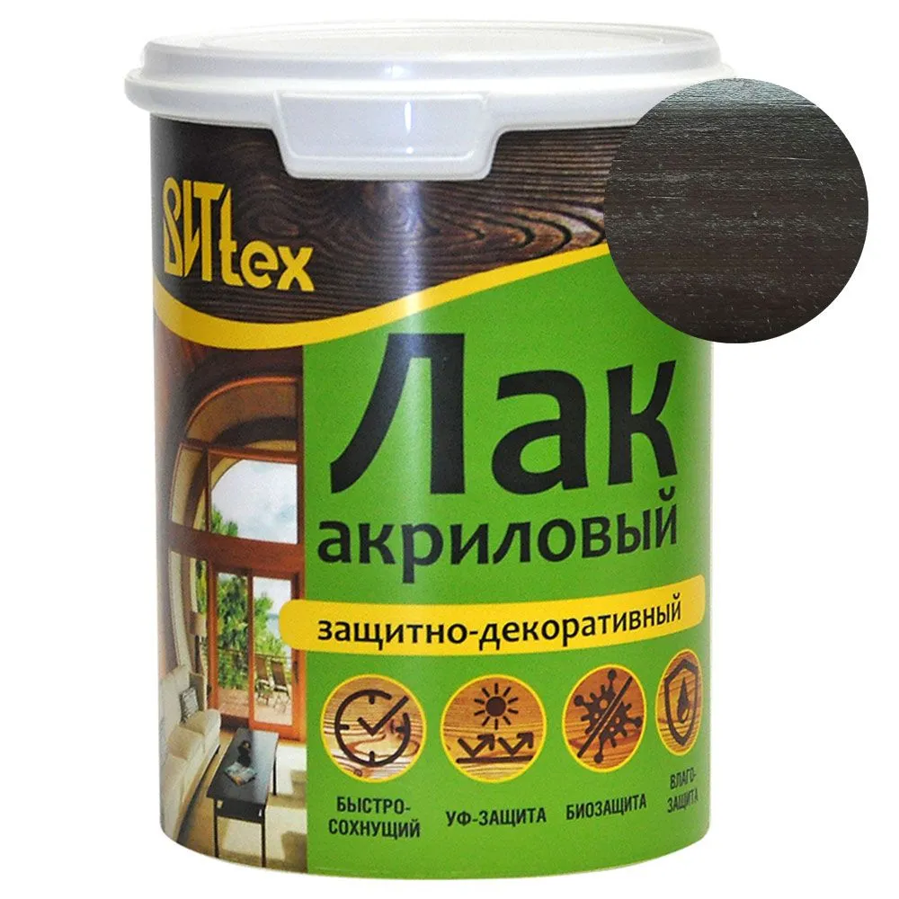 ЛАК акриловый  ОРЕХОВОЕ ДЕРЕВО 0,9кг