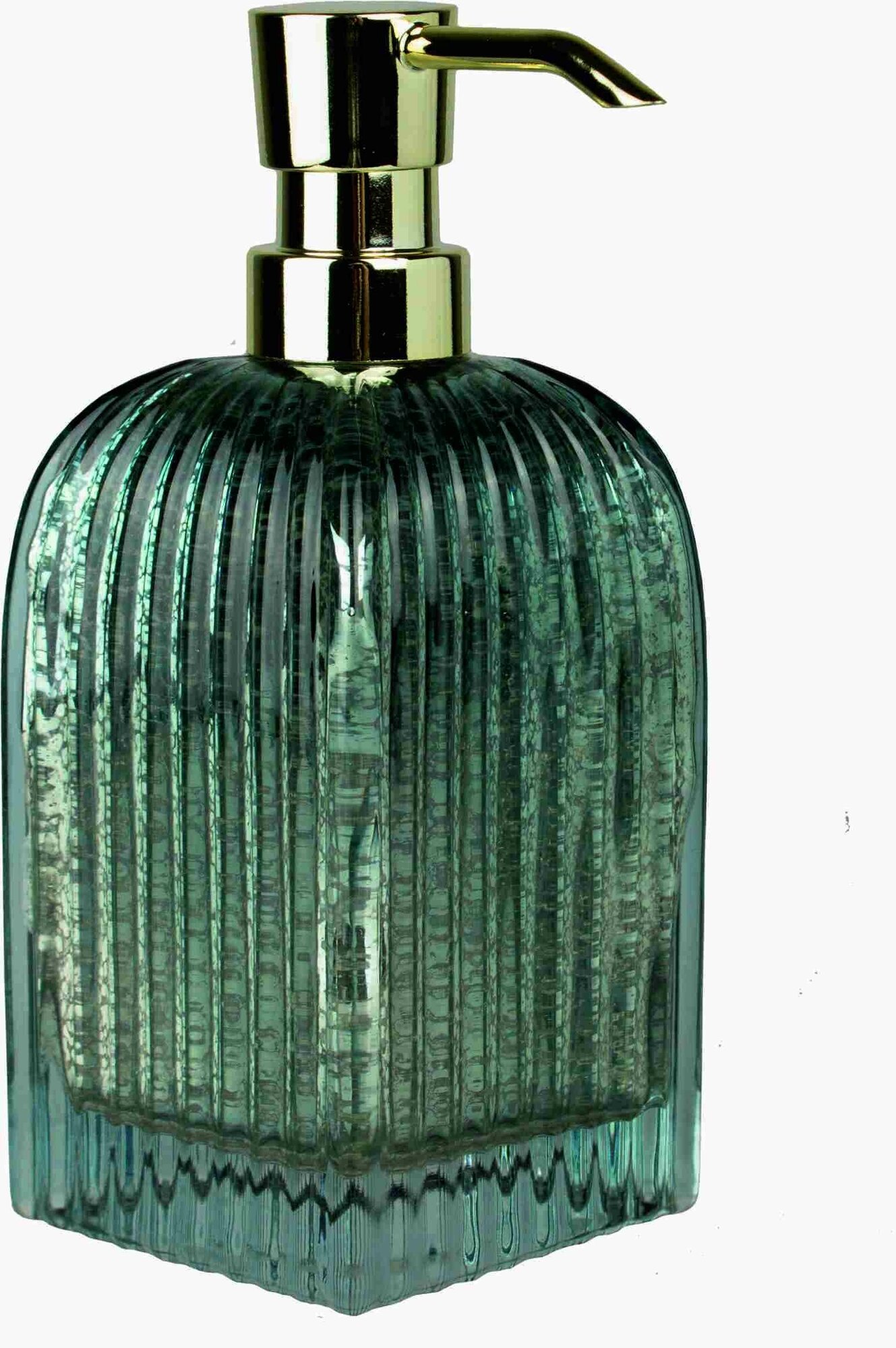 Дозатор для жидкого мыла CRYSTALITE (стекло), цвет голубой