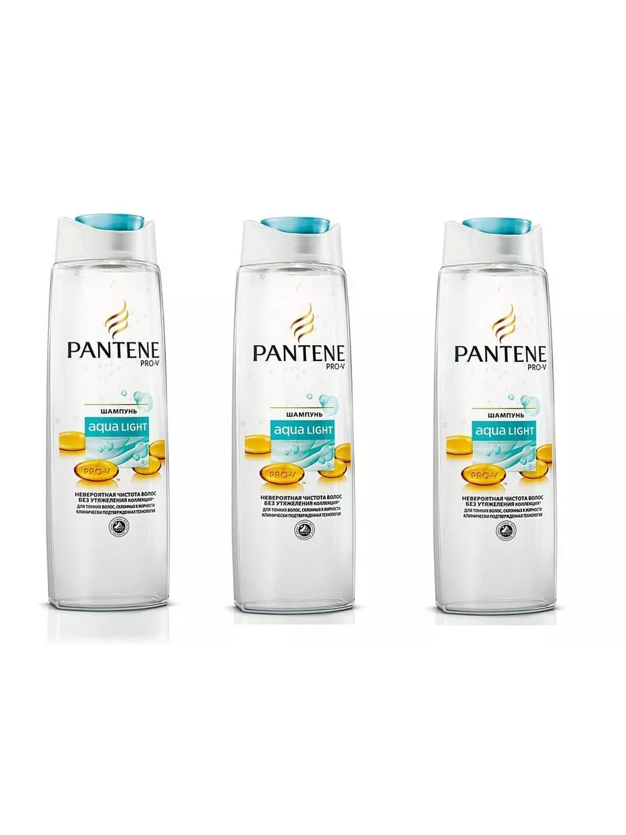 Шампунь для волос "Pantene" (250 мл) Aqua Light (12 шт/ящ)