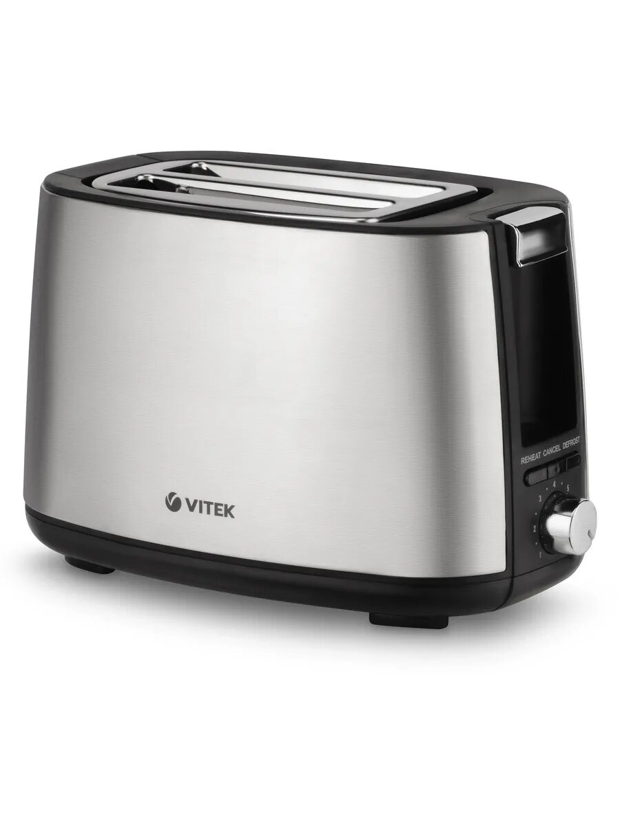 Тостер Vitek VT-7170 серебро/черный
