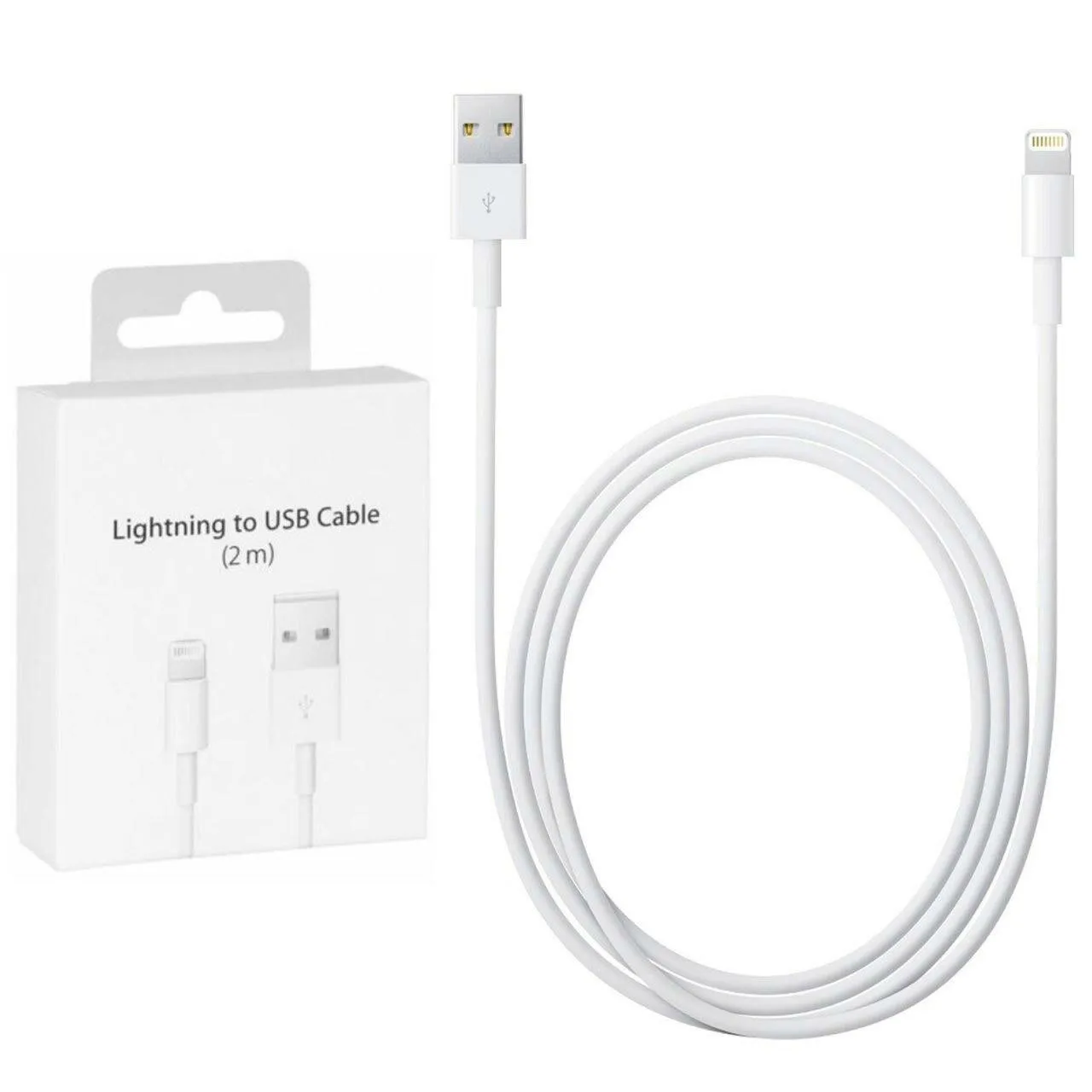 Кабель USB - Apple lightning - Apple iPhone 5 (тех.уп) 100см
