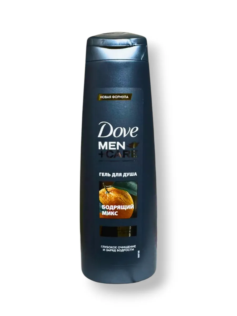 Гель для душа МУЖСКОЙ 2 в1 "Dove Men" (380 мл) Бодрящий Микс / Мандарин,Базилик и Имбирь (10 шт/ящ)