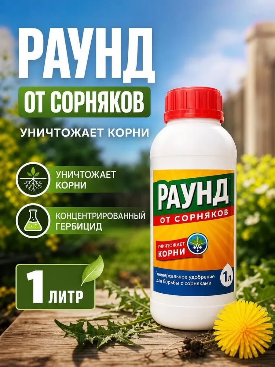 Раундап,ВР 1л (гербицид,12) " GreenHimAgro"
