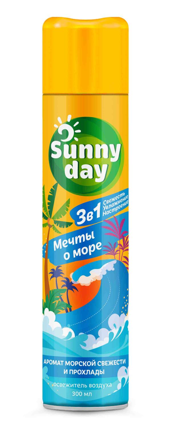 Освежитель воздуха САННИ ДЕЙ 300мл в ассортим.