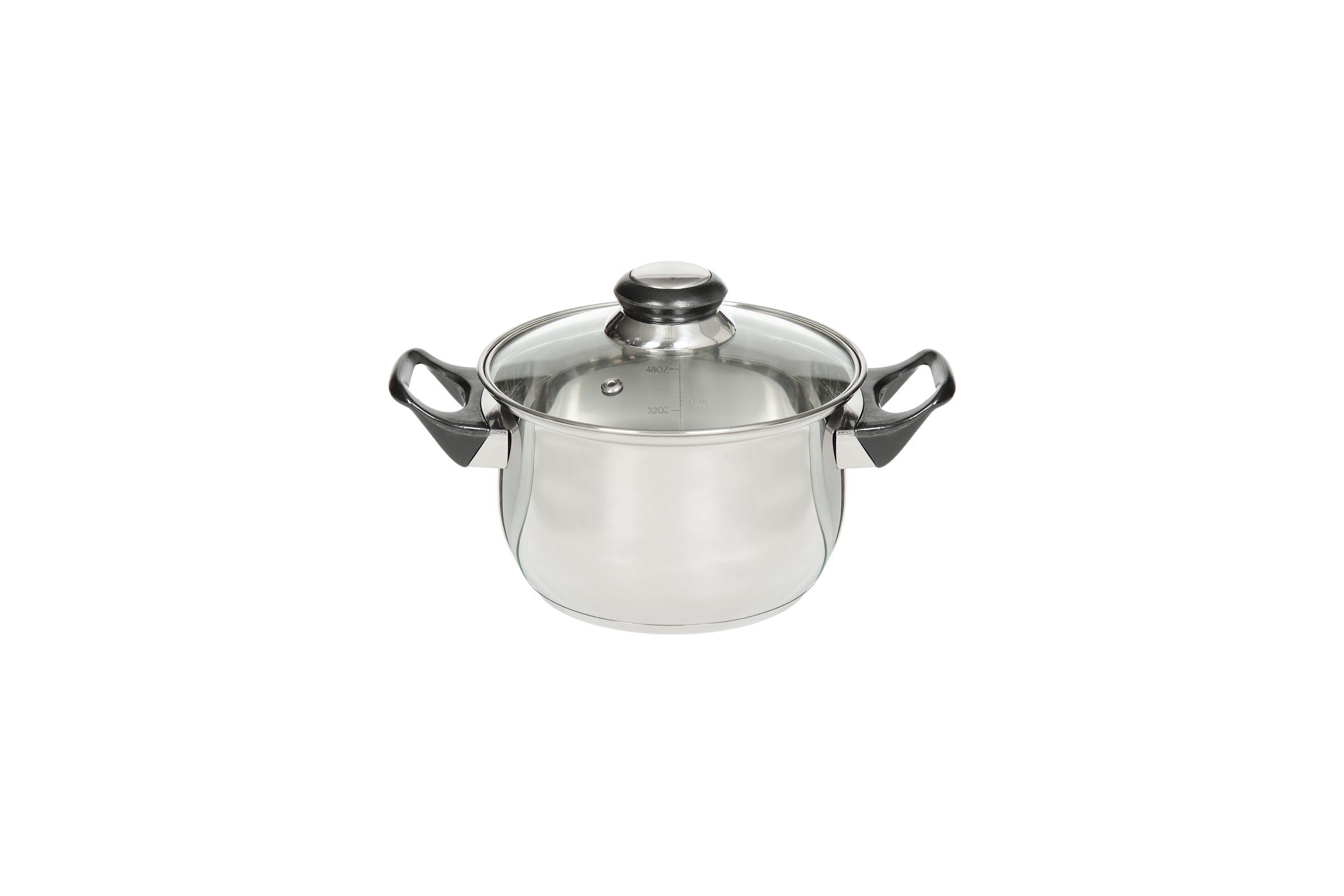 Кастрюля ВЕ-128-12L 26*22см 12л стекл.крыш. (DL)