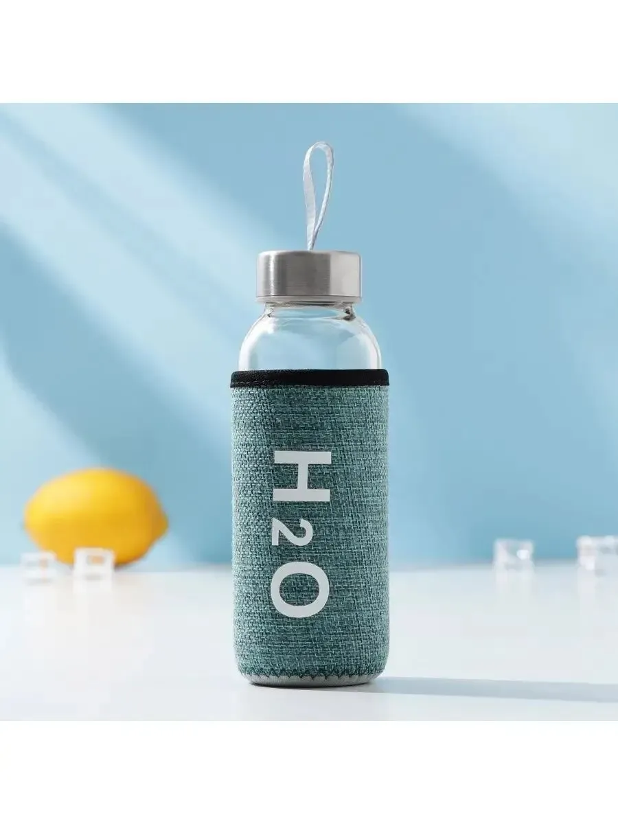 Бутылка для воды в чехле "H2O" 300 мл, 6х17 мл, цвет МИКС 5433181