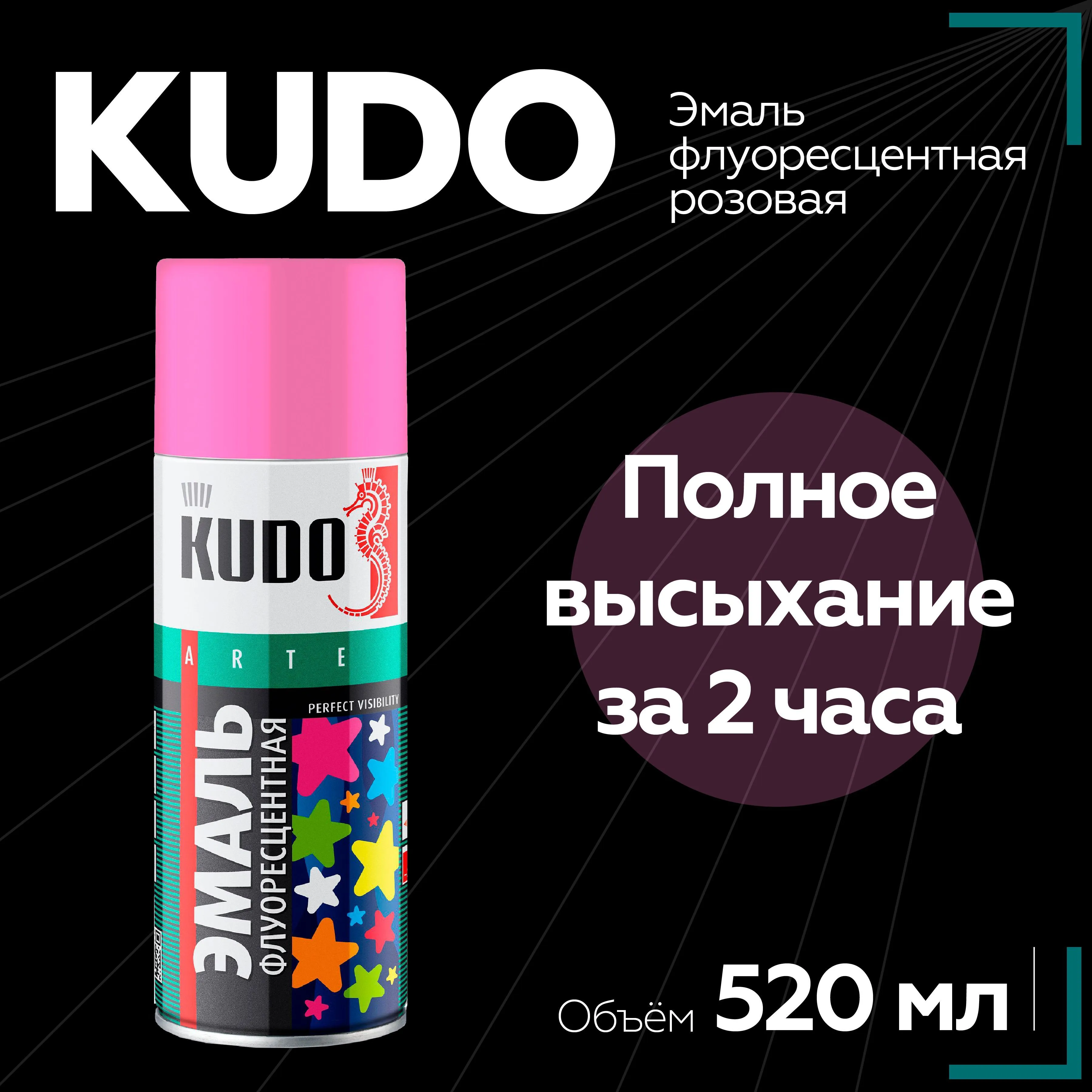 KU-1207 Эмаль флуоресцентная розовая