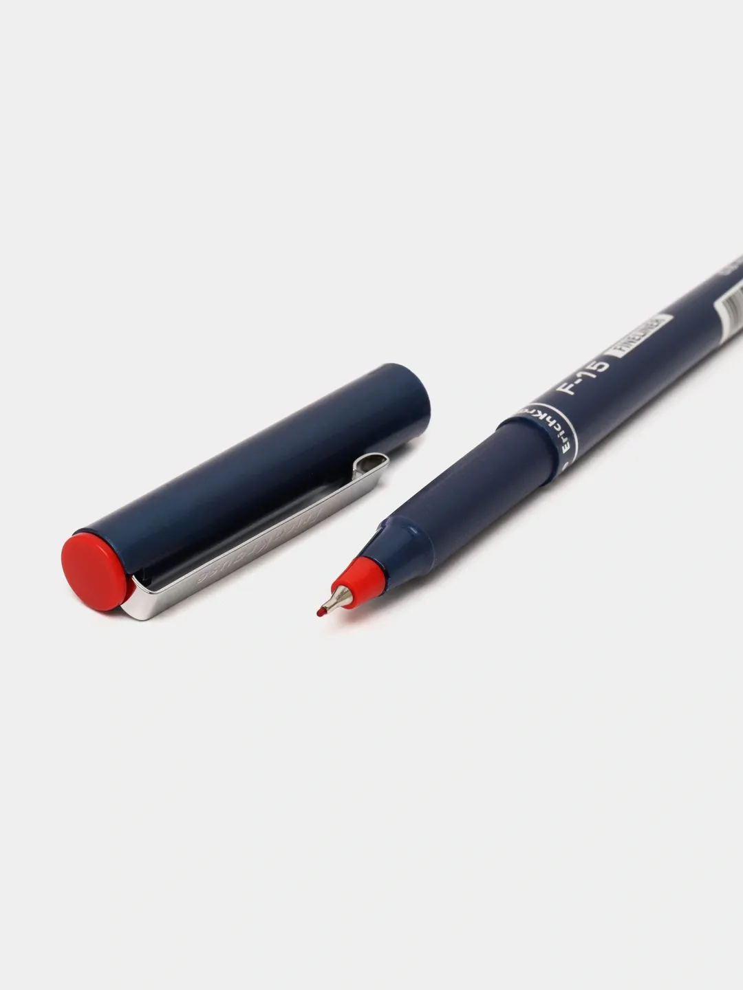 Ручка капиллярная ErichKrause F-15 Stick Classic, цвет чернил красный (в коробке по 12 шт.)