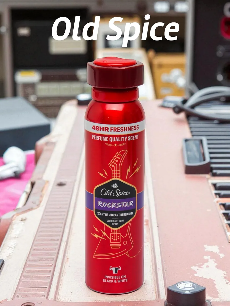 Дезодорант МУЖСКОЙ "Old Spice" СПРЕЙ (150 мл) RockStar (6 шт/ящ)