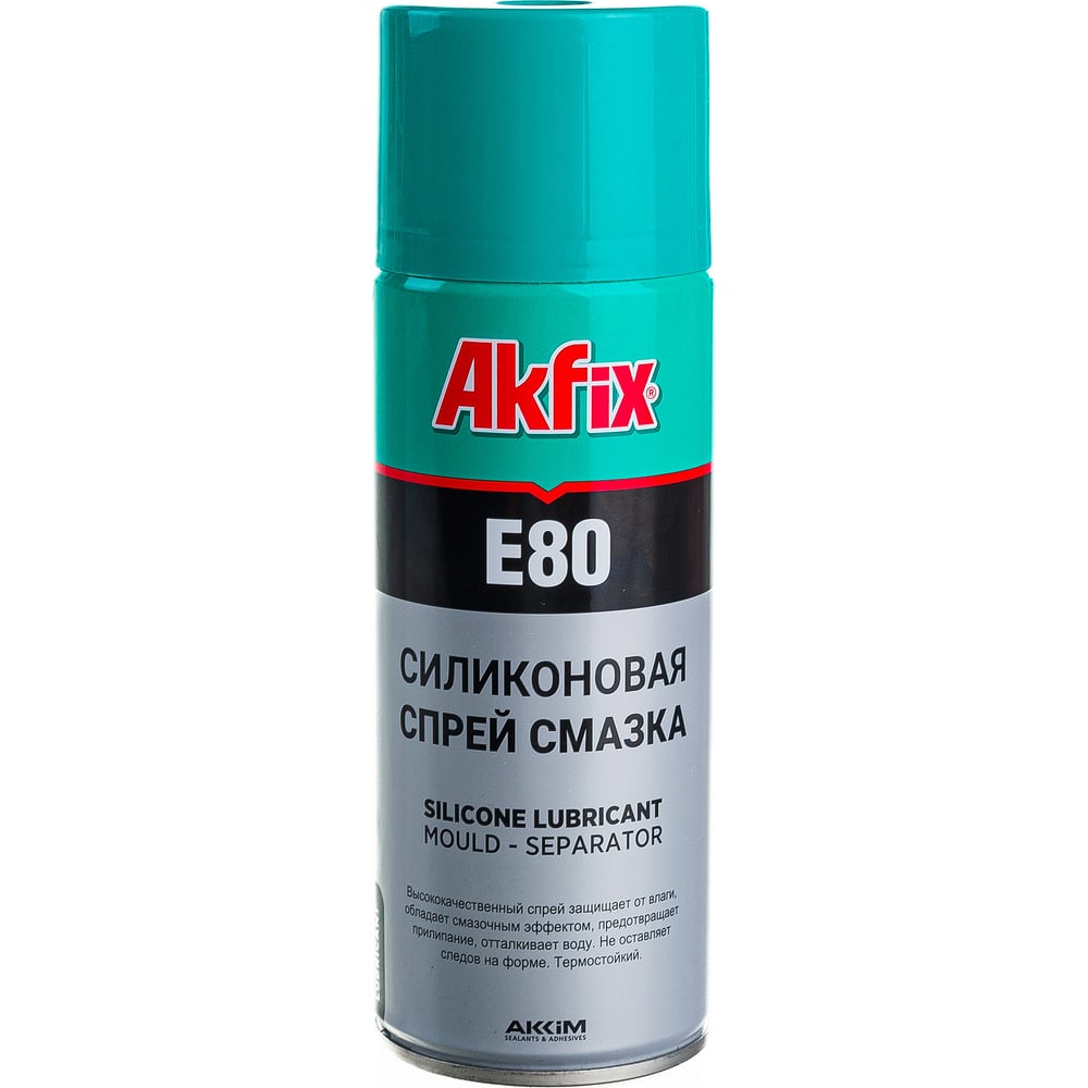 Смазка силиконовая Akfix E80 400мл (спрей)