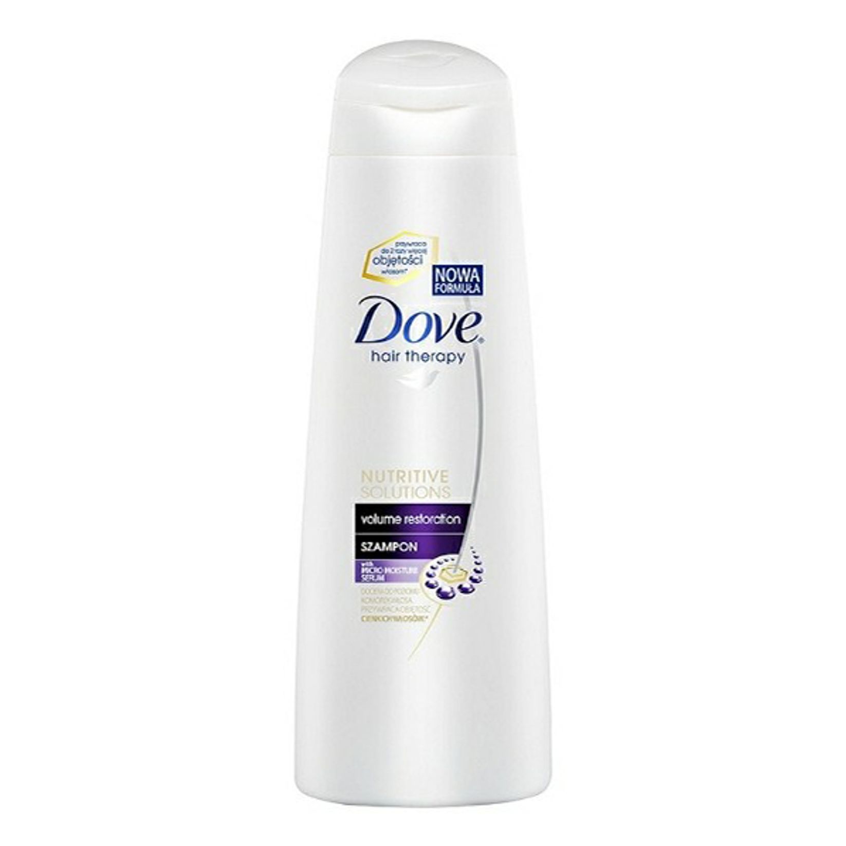 Шампунь для волос "Dove" (250 мл) Объём и Восстановление / Для тонких волос (12 шт/ящ)