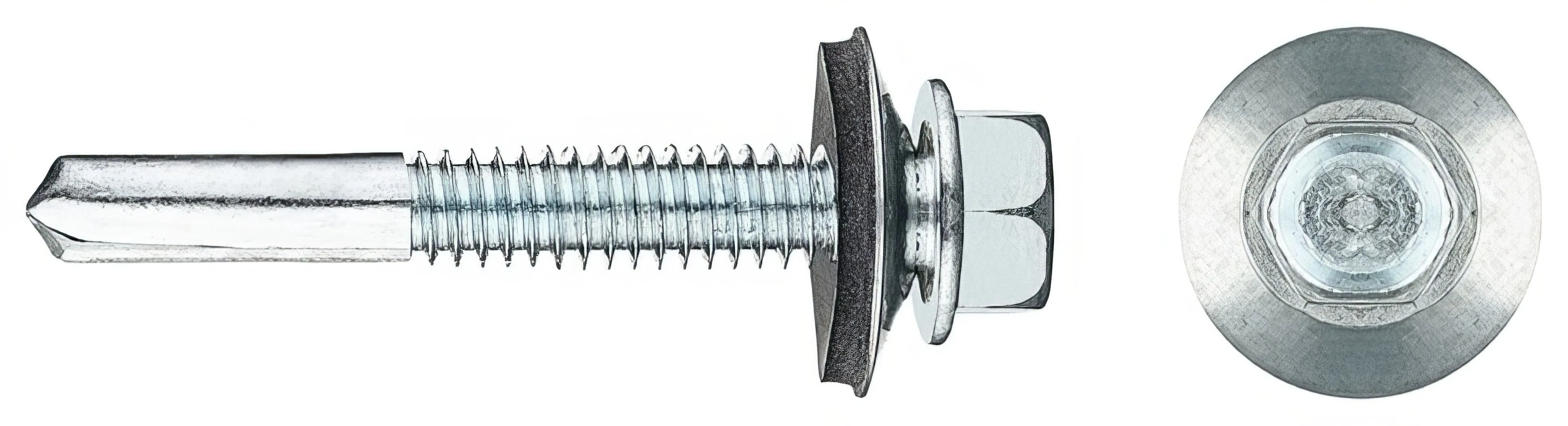 Саморез кровельный оц КРс ZP 5,5*127 (100 шт) (К)