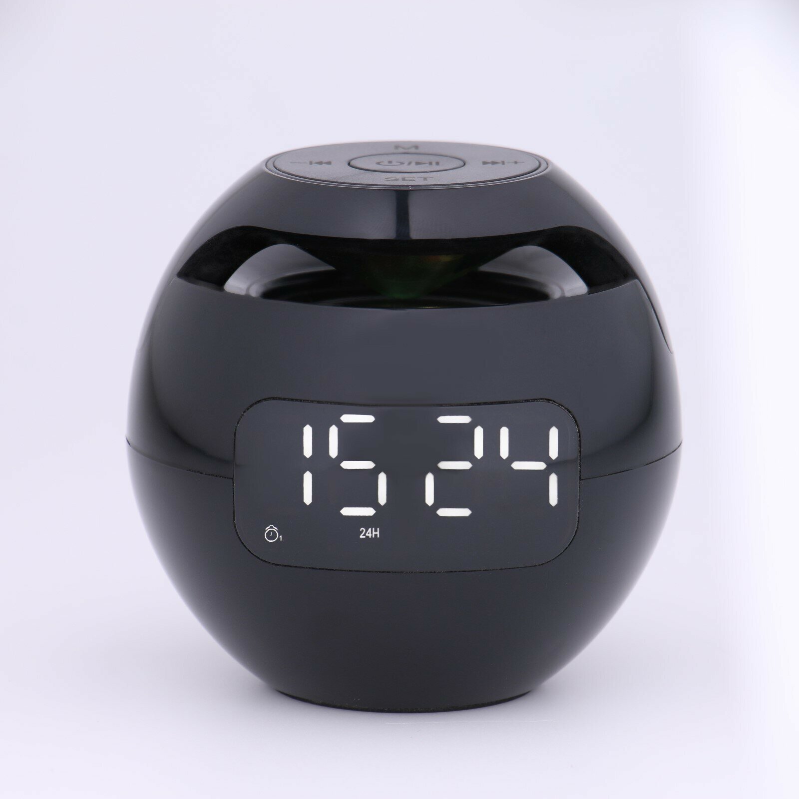 Часы - будильник электронные настольные: колонка, bluetooth, tf-карта, 14.2 х 6 см, USB 7550908