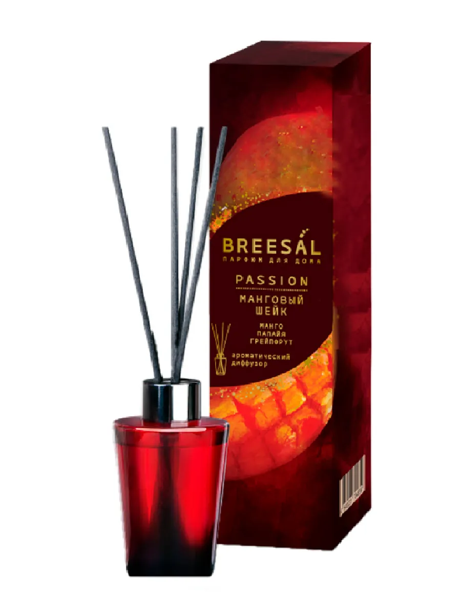 Breesal Ароматический диффузор Passion Манговый шейк 70 мл.(1*12=12) BR0031