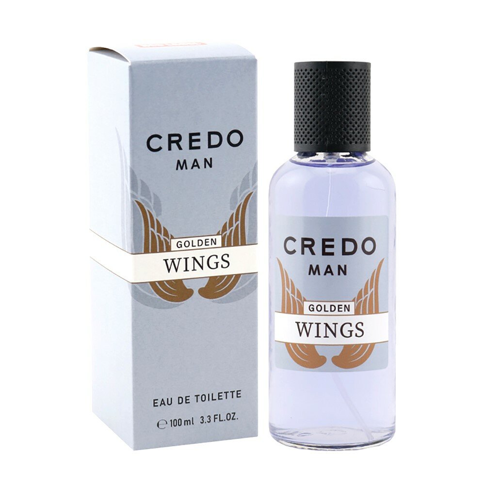 Туалетная вода мужская CredoMan GOLDEN WINGS edt100ml (версия PRInvictus)