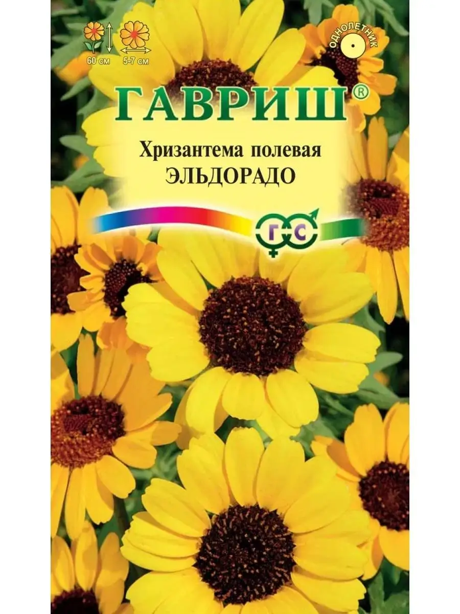 Семена Хризантема полевая "Эльдорадо" 0,5гр "Гавриш" ("1, 10)