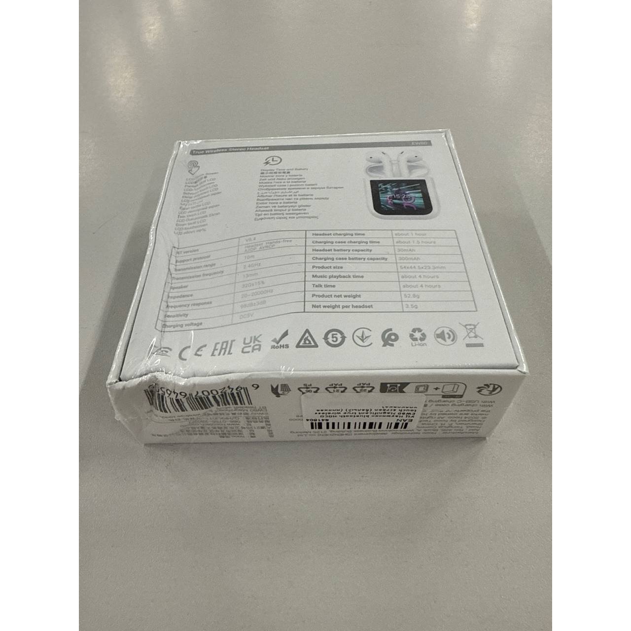Наушники bluetooth HOCO EW80 Magnificent true wireless touch screen (белый)