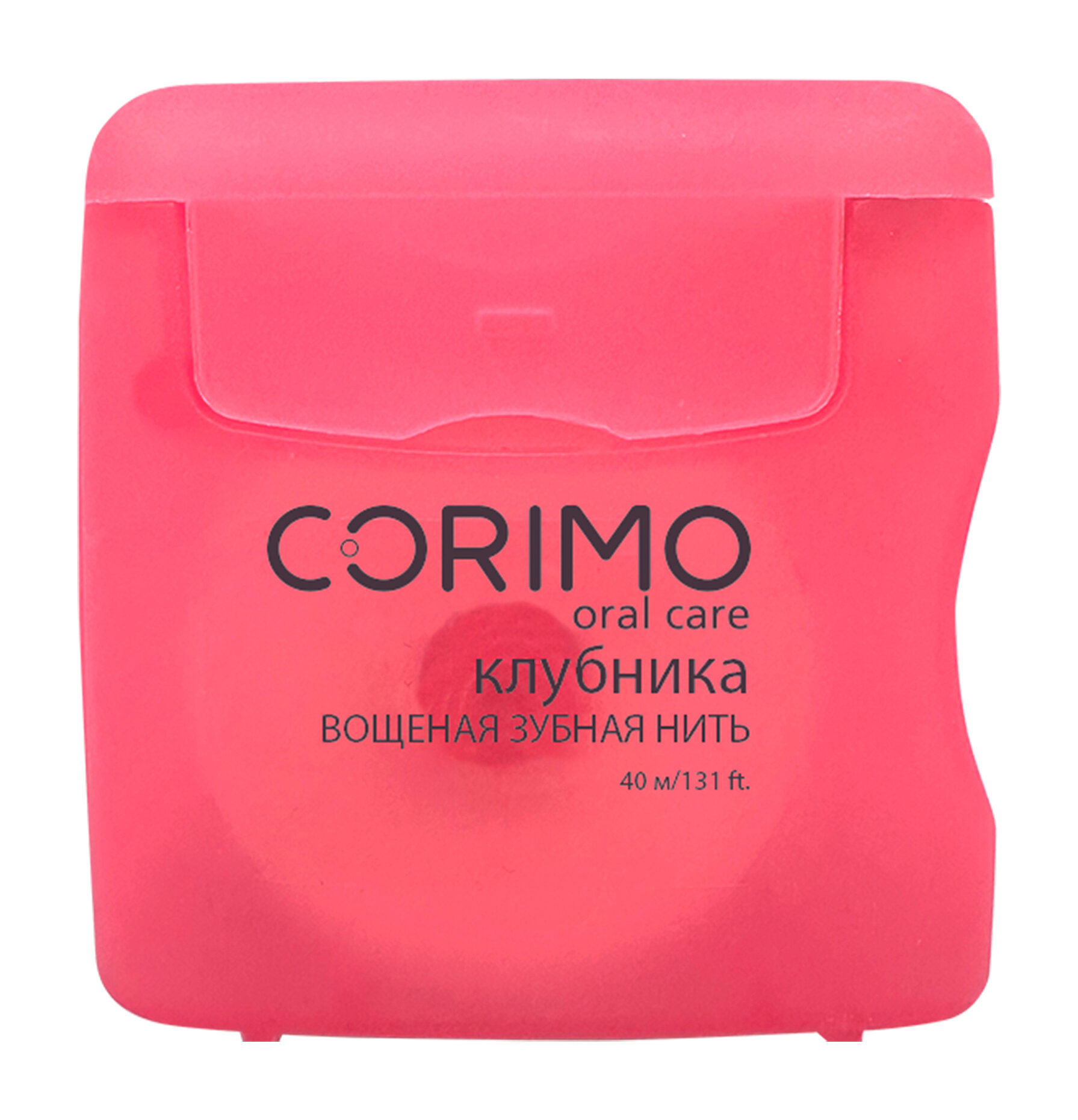 Corimo Зубная нить Ультраплоская вощеная (Клубничная) 50м (1*288=288)52147