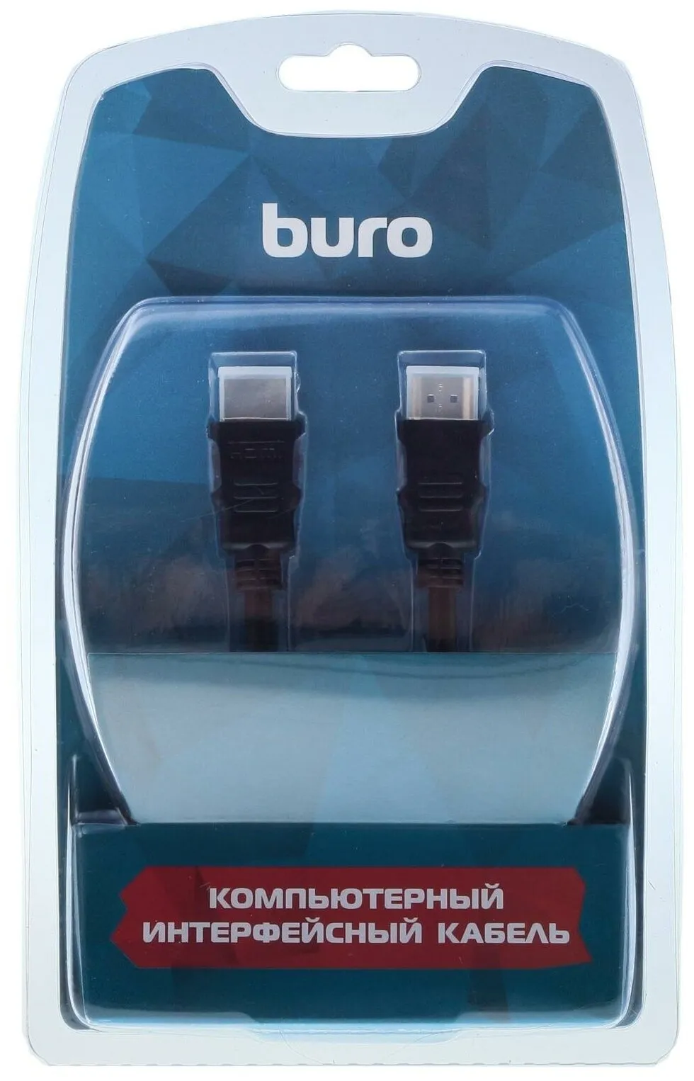 Кабель аудио-видео Buro HDMI 1.4 HDMI (m)/HDMI (m) 5м Позолоченные контакты черный (BHP RET HDMI50-2